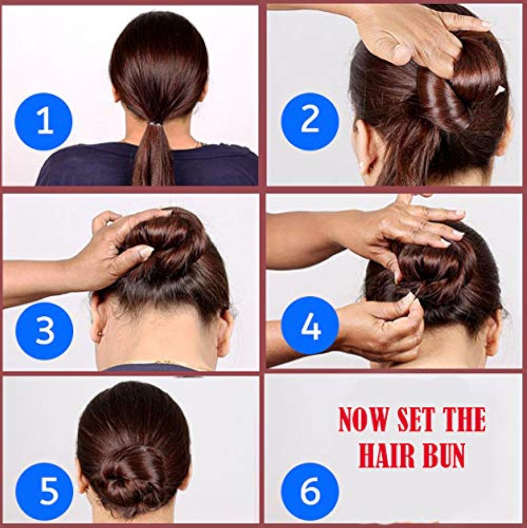 Premium Hair Accessories Bun Juda with Plain Hair Net
